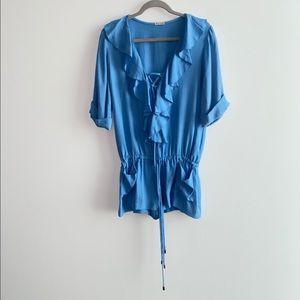 SHAY TODD Blue Romper